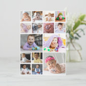 デザイン独自の15フォトコラージュ シーズンカード (スタンド正面)