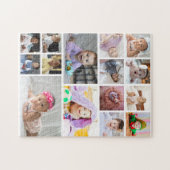 デザイン独自の15フォトコラージュ ジグソーパズル (横)