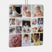 デザイン独自の15フォトコラージュ セラミックオーナメント (右)