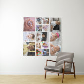 デザイン独自の15フォトコラージュ タペストリー (インサイチュ(横))