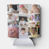 デザイン独自の15フォトコラージュ 缶クーラー (裏面)