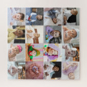 デザイン独自の16フォトコラージュ ジグソーパズル (横)