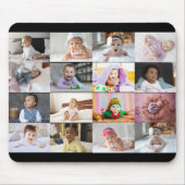 デザイン独自の16フォトコラージュ マウスパッド (正面)