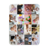 デザイン独自の16フォトコラージュ マグネット (縦)