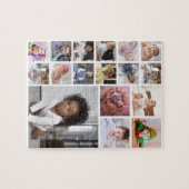 デザイン独自の17フォトコラージュ ジグソーパズル (横)