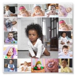 デザイン独自の17フォトコラージュ フォトプリント           