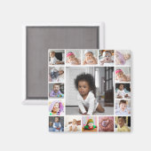 デザイン独自の17フォトコラージュ マグネット (正面/裏面)
