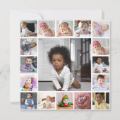 デザイン独自の17フォトコラージュ 案内状 (正面)