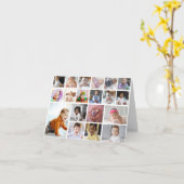 デザイン独自の19フォトコラージュ カード (黄色い花)