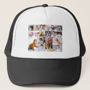 デザイン独自の19フォトコラージュ キャップ