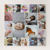 デザイン独自の19フォトコラージュ ジグソーパズル (横)