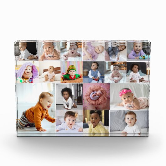 デザイン独自の19フォトコラージュ フォトブロック (正面)