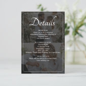 デザイン独自の2フォトコラージュ結婚ズ エンクロージャーカード (スタンド正面)