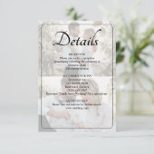 デザイン独自の2フォトコラージュ結婚ズ エンクロージャーカード (スタンド正面)