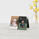 デザイン独自の2フォトコラージュ カード (黄色い花)