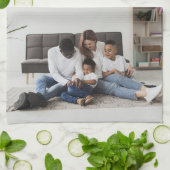 デザイン独自の2フォトコラージュ キッチンタオル (折り畳み)