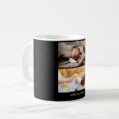 デザイン独自の2フォトコラージュ コーヒーマグカップ (正面左)