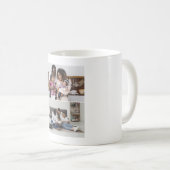 デザイン独自の2フォトコラージュ コーヒーマグカップ (正面右)