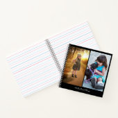 デザイン独自の2フォトコラージュ ノートブック (内部)