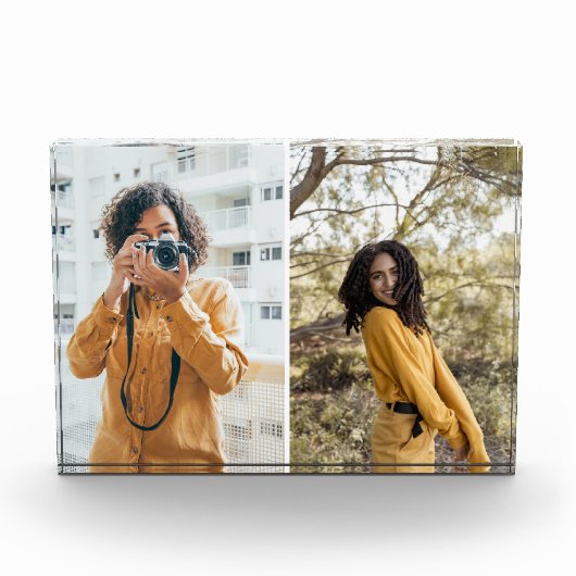 デザイン独自の2フォトコラージュ フォトブロック (正面)