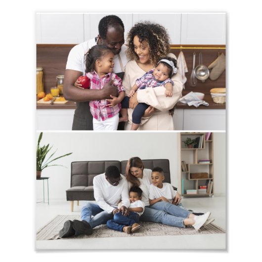 デザイン独自の2フォトコラージュ フォトプリント (正面)