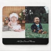 デザイン独自の2フォトコラージュ マウスパッド (正面)