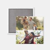 デザイン独自の2フォトコラージュ マグネット (正面/裏面)