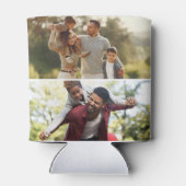 デザイン独自の2フォトコラージュ 缶クーラー (裏面)