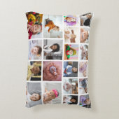 デザイン独自の20フォトコラージュ アクセントクッション (裏面(縦))