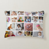 デザイン独自の20フォトコラージュ アクセントクッション (裏面)