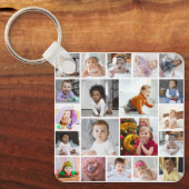 デザイン独自の20フォトコラージュ キーホルダー (正面)