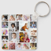 デザイン独自の20フォトコラージュ キーホルダー (裏面)