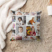 デザイン独自の20フォトコラージュ クッション (ブランケット)