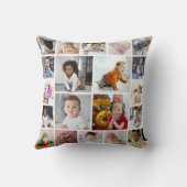 デザイン独自の20フォトコラージュ クッション (裏面)