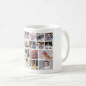 デザイン独自の20フォトコラージュ コーヒーマグカップ (正面右)