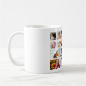 デザイン独自の20フォトコラージュ コーヒーマグカップ (左)