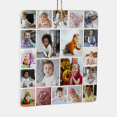 デザイン独自の20フォトコラージュ セラミックオーナメント (右)
