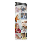 デザイン独自の20フォトコラージュ タンブラー (回転右)