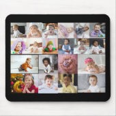 デザイン独自の20フォトコラージュ マウスパッド (正面)