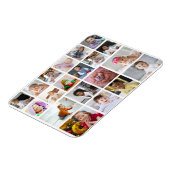 デザイン独自の20フォトコラージュ マグネット (左側)