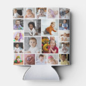 デザイン独自の20フォトコラージュ 缶クーラー (裏面)