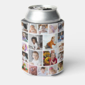 デザイン独自の20フォトコラージュ 缶クーラー (缶裏面)