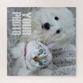 デザイン独自の20x20インチ/676ピースカスタムペット写真 ジグソーパズル (横)