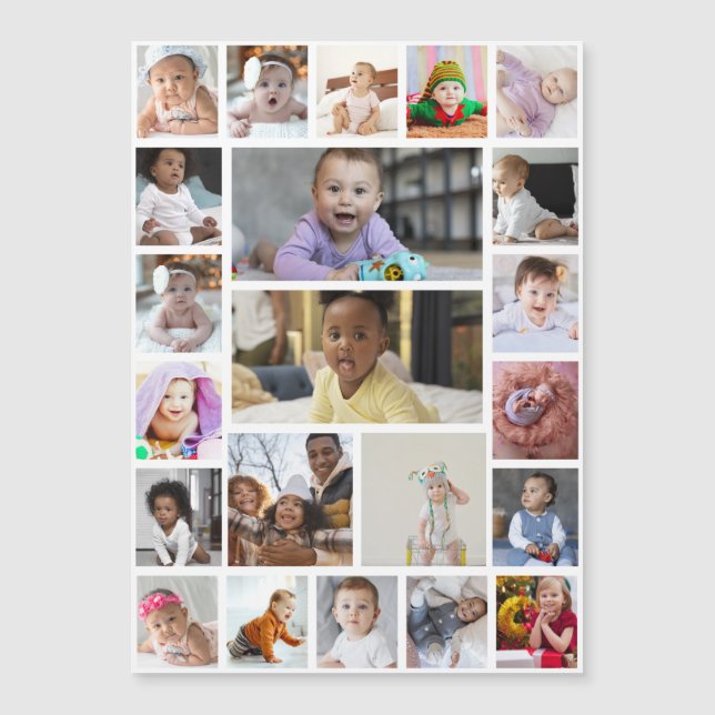 デザイン独自の22フォトコラージュの額縁のアート (正面)