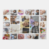 デザイン独自の22フォトコラージュの額縁のアート キッチンタオル (横)