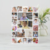 デザイン独自の22フォトコラージュの額縁のアート シーズンカード (スタンド正面)