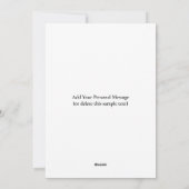 デザイン独自の22フォトコラージュの額縁のアート シーズンカード (裏面)