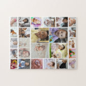 デザイン独自の25フォトコラージュのポスター ジグソーパズル (横)