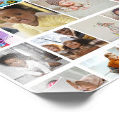 デザイン独自の25フォトコラージュのポスター フォトプリント            (角)