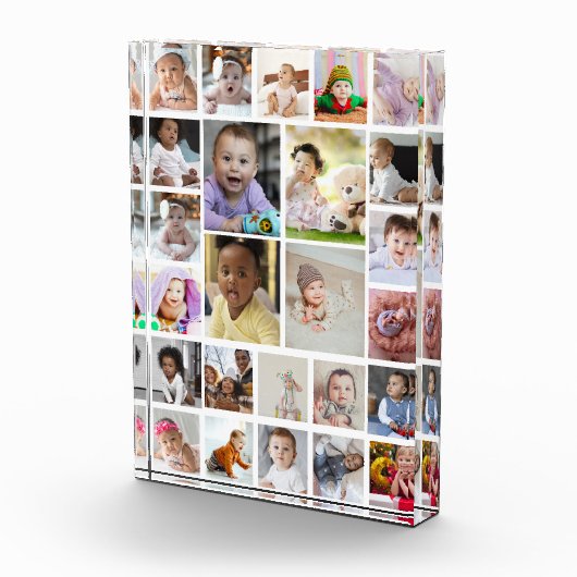 デザイン独自の25フォトコラージュの額縁のアート フォトブロック (右)